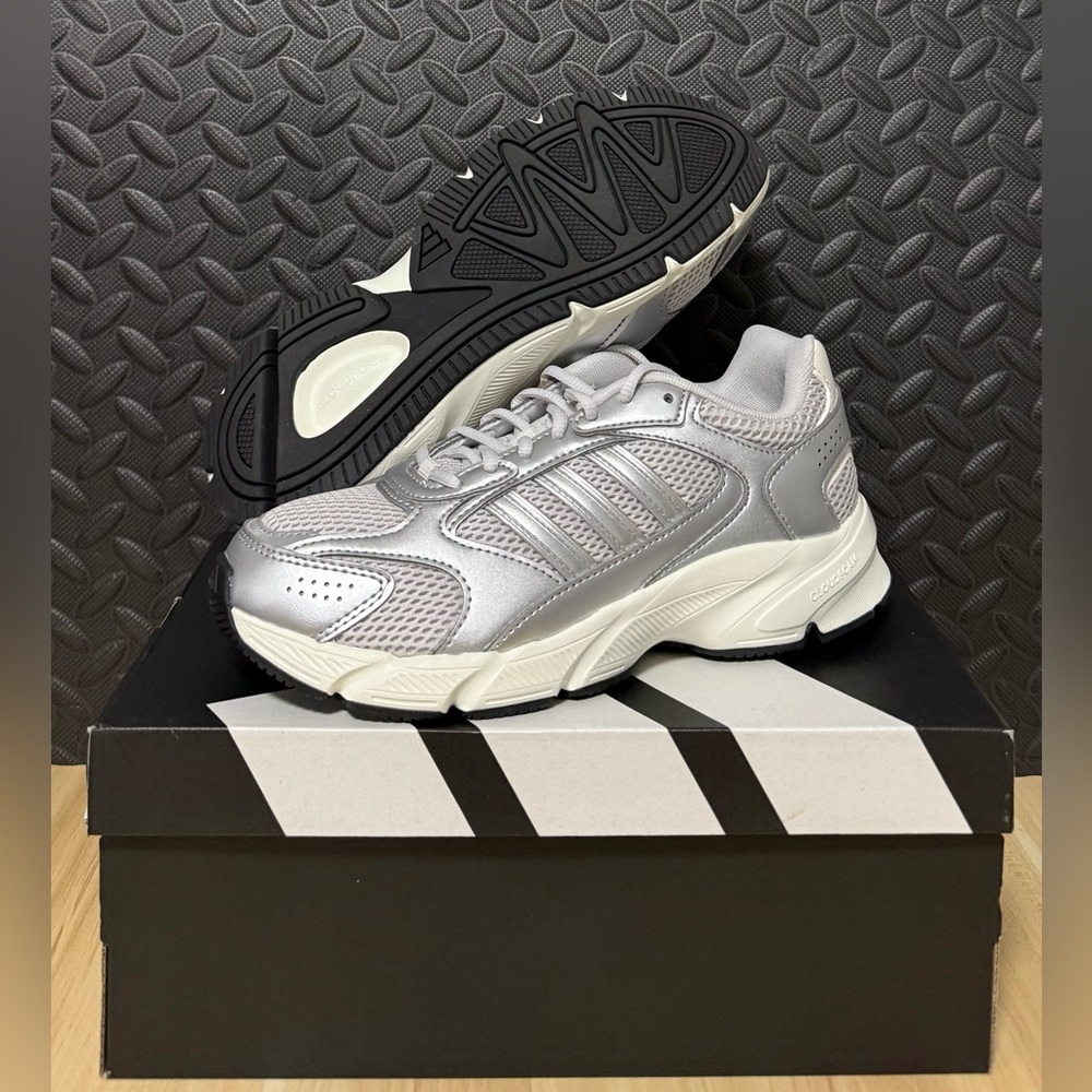 Adidas Crazychaos 2000 Running Shoes White Silver JH6851 Womens Sizes